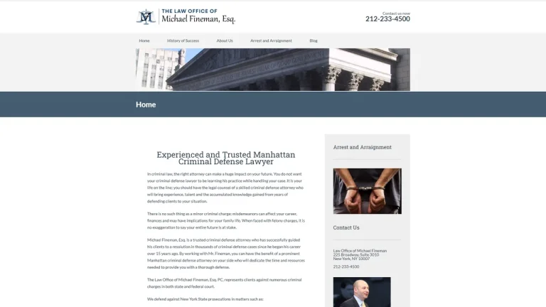 Law Office of Michael Fineman, Esq - NYC, New York - Attorney in New York City