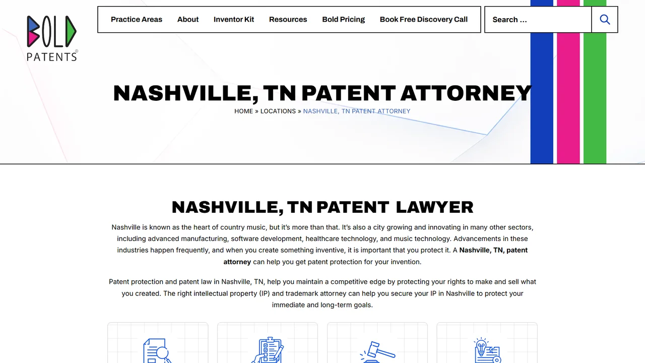 Bold Patents Law Firm - Nashville, TN office in Nashville, Tennessee