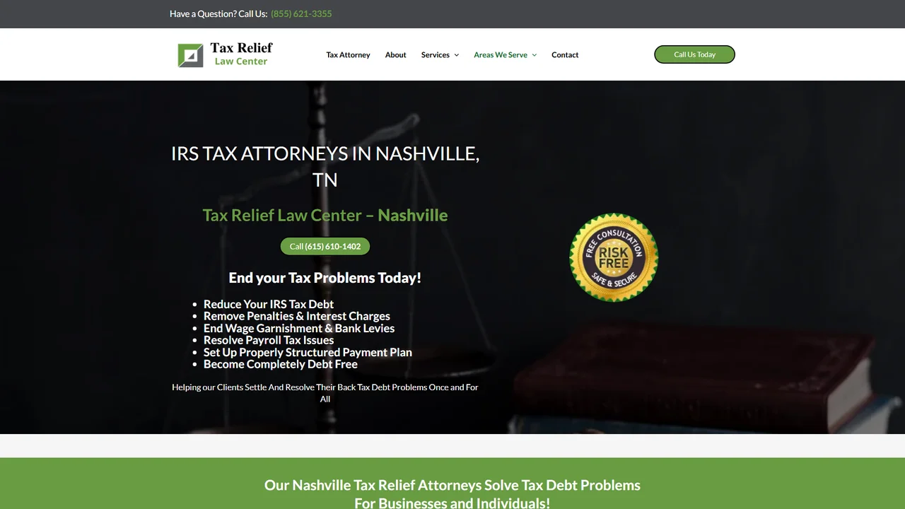 Tax Relief Law Center - Nashville, TN office in Nashville, Tennessee