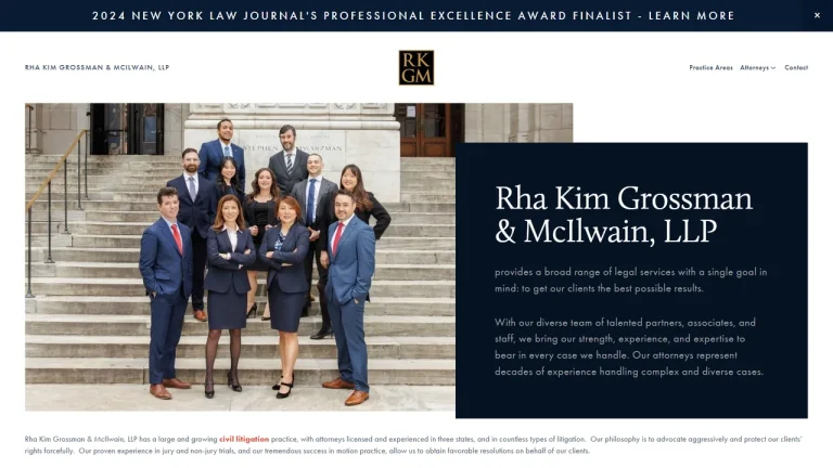 RHA KIM GROSSMAN & MCILWAIN, LLP - NYC, New York - Attorney in New York City