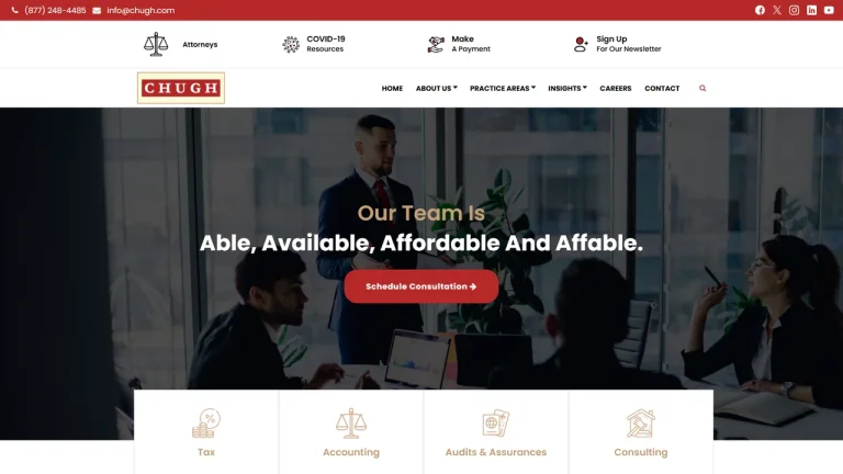 Chugh, LLP - Attorneys & CPAs - Nashville, TN - Attorney in Nashville