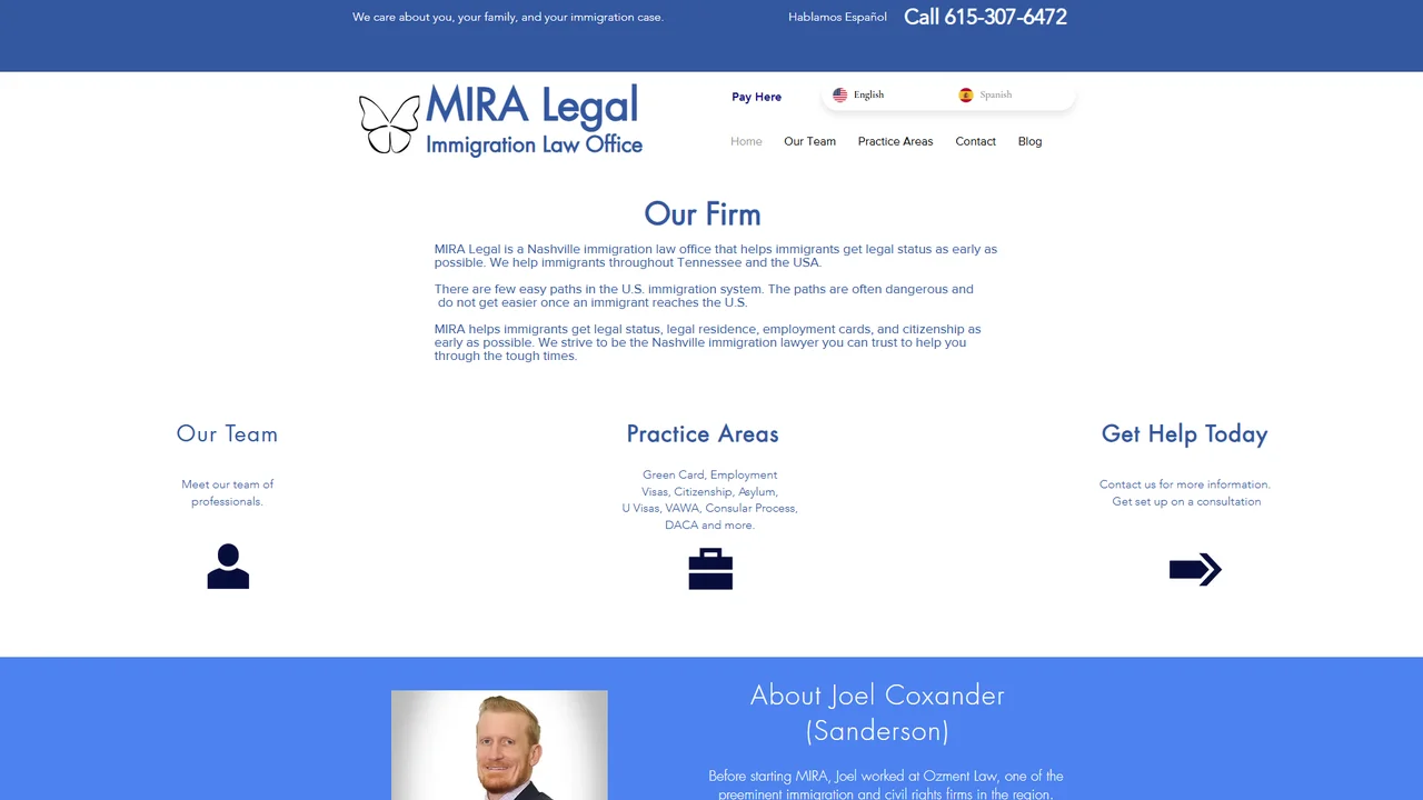 MIRA Legal Immigration Law Office - Nashville, TN office in Nashville, Tennessee