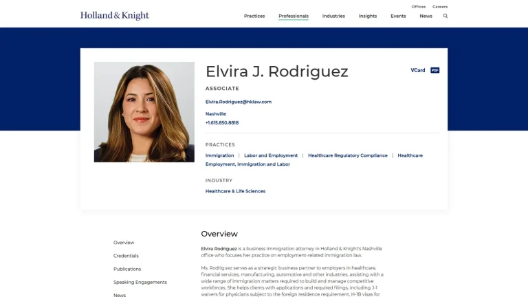 Elvira Rodriguez - Nashville, TN - Attorney in Nashville