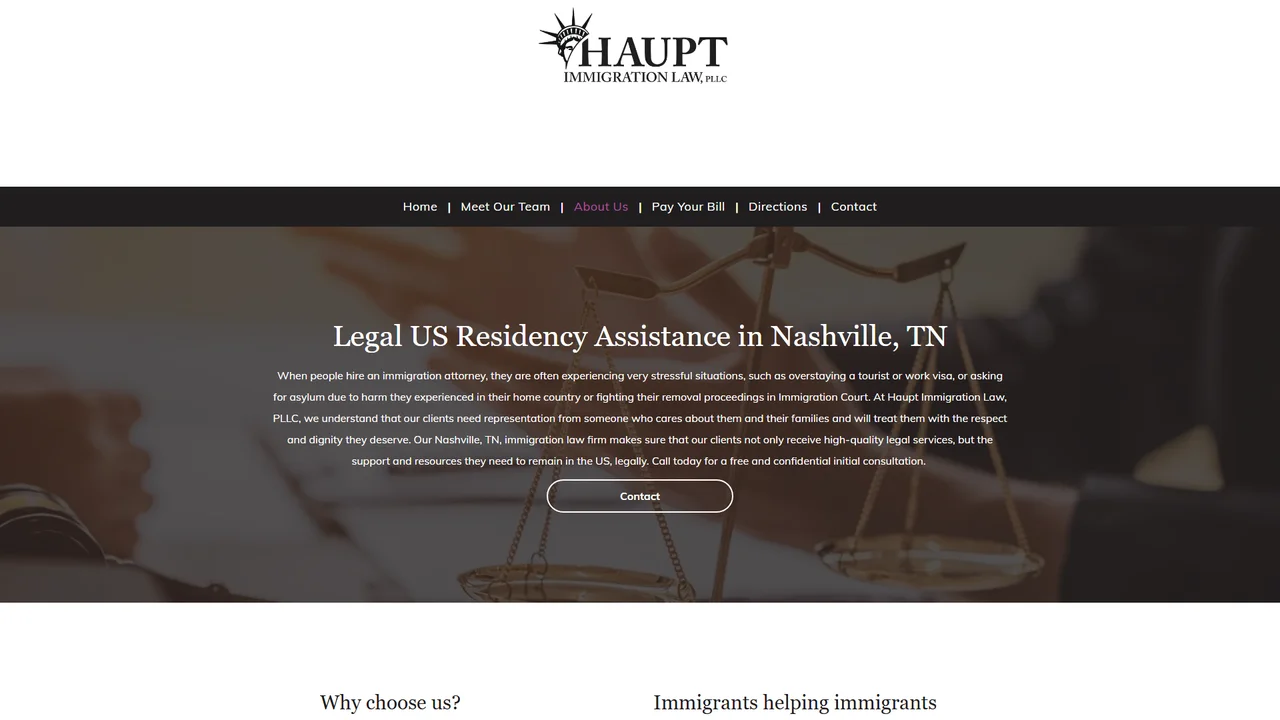 Haupt Immigration Law, PLLC - Nashville, TN office in Nashville, Tennessee