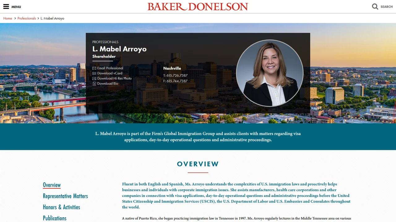L. Mabel Arroyo - Nashville, TN office in Nashville, Tennessee