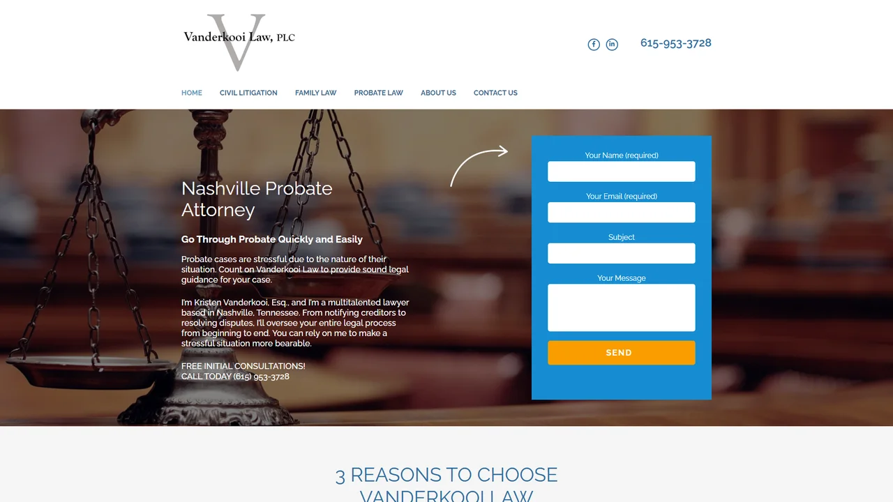 Vanderkooi Law, PLC - Nashville, TN office in Nashville, Tennessee