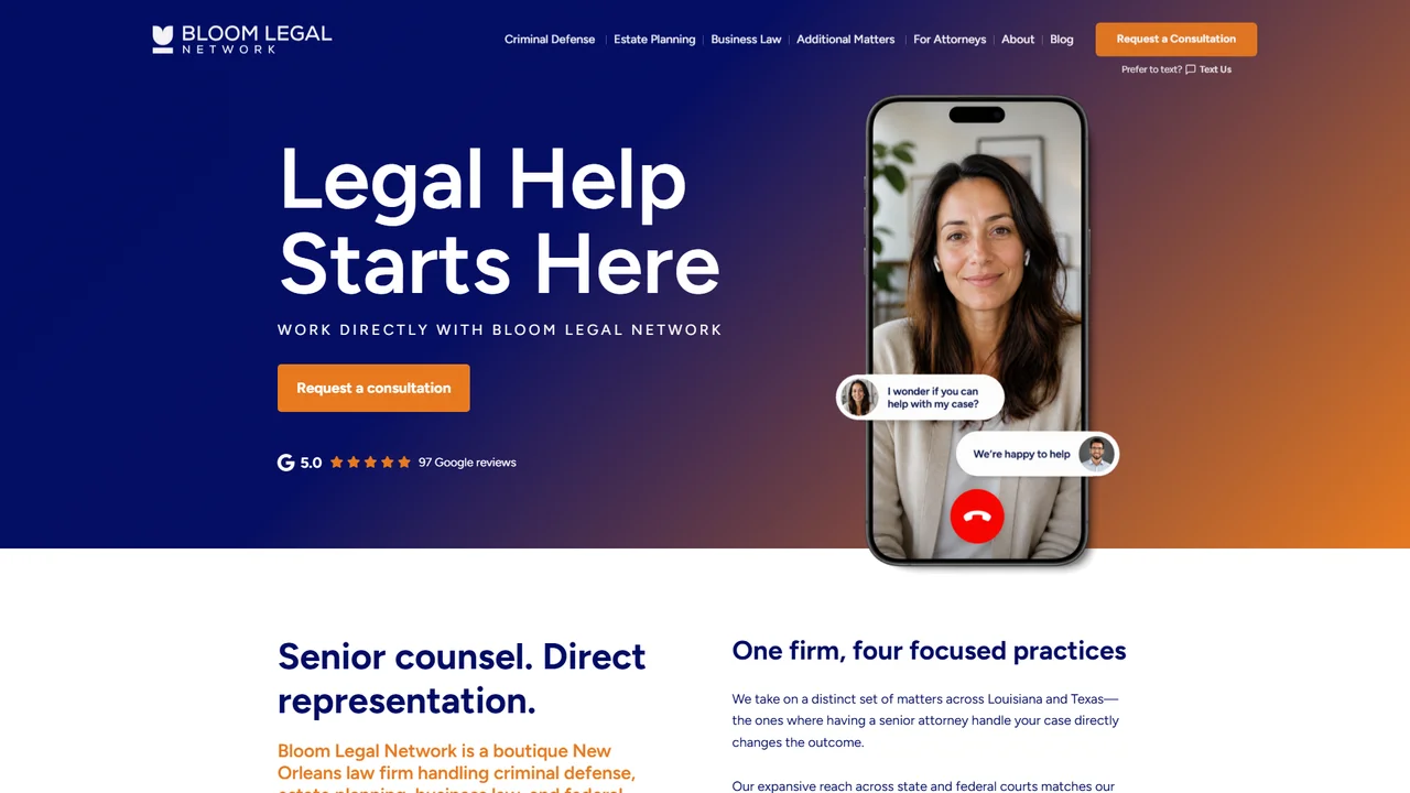 Bloom Legal Network - New Orleans, LA office in New Orleans, Louisiana