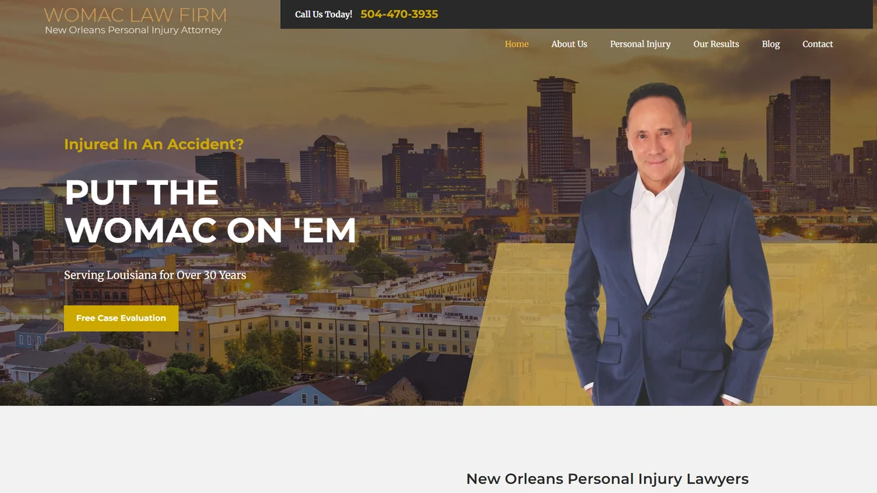 Womac Law Firm - New Orleans, LA office in New Orleans, Louisiana