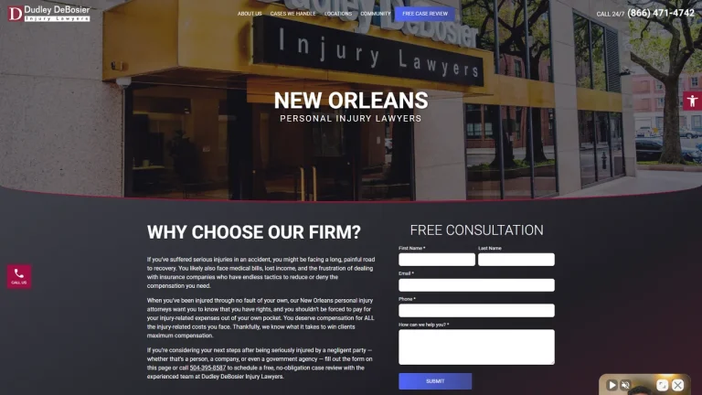 Dudley DeBosier Injury Lawyers - New Orleans, LA - Attorney in New Orleans