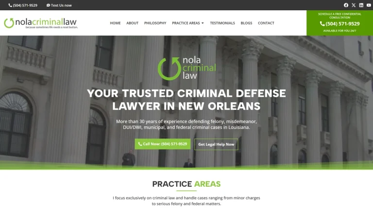 NOLA Criminal Law - New Orleans, LA - Attorney in New Orleans