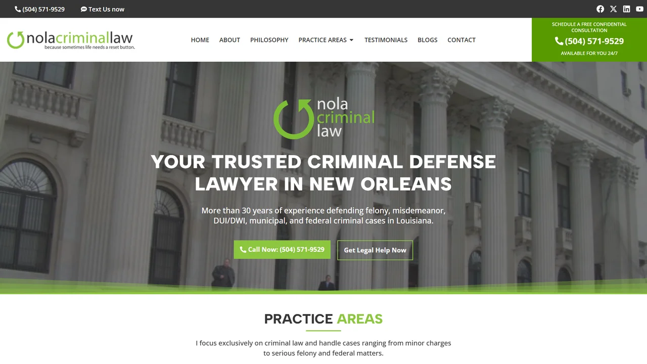 NOLA Criminal Law - New Orleans, LA office in New Orleans, Louisiana