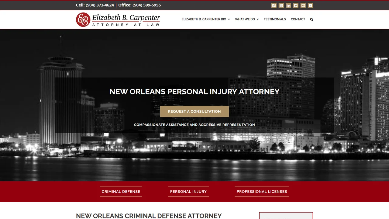 Elizabeth B. Carpenter Law Firm - New Orleans, LA office in New Orleans, Louisiana