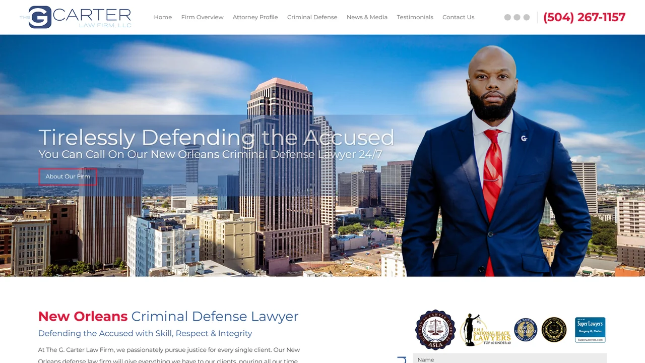 The G. Carter Law Firm, LLC - New Orleans, LA office in New Orleans, Louisiana