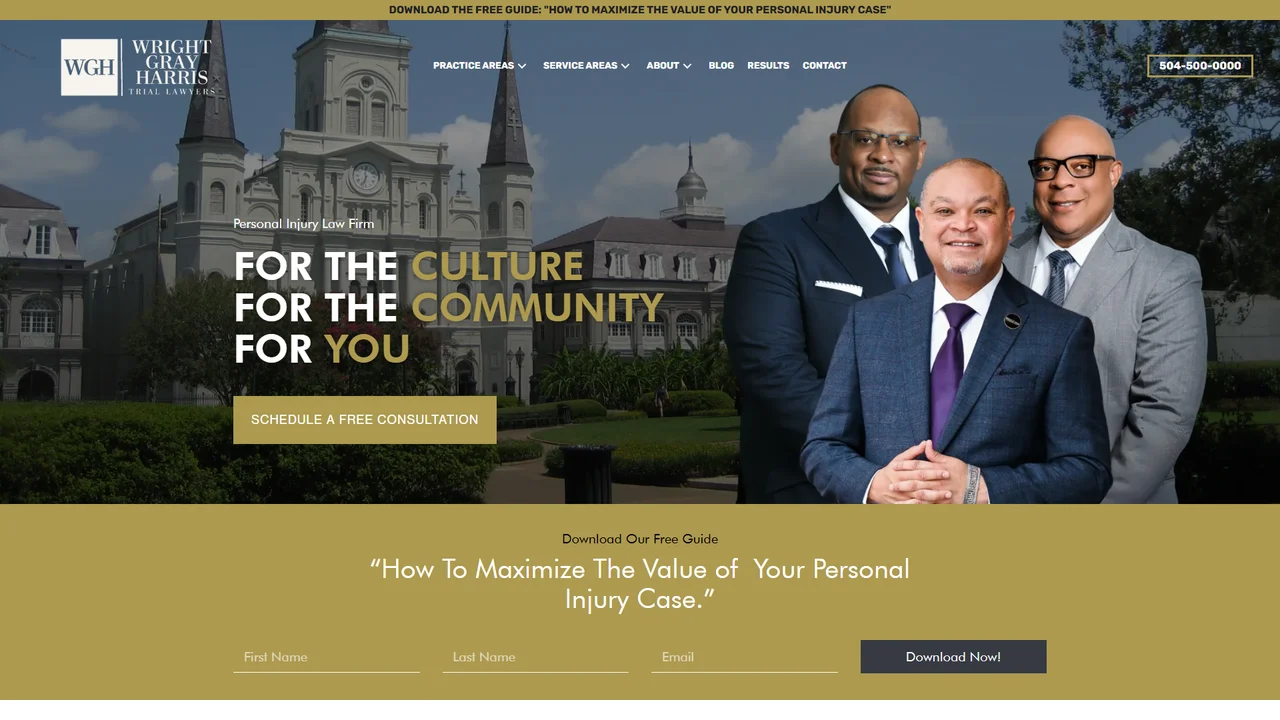 Wright Gray Trial Lawyers - New Orleans, LA office in New Orleans, Louisiana