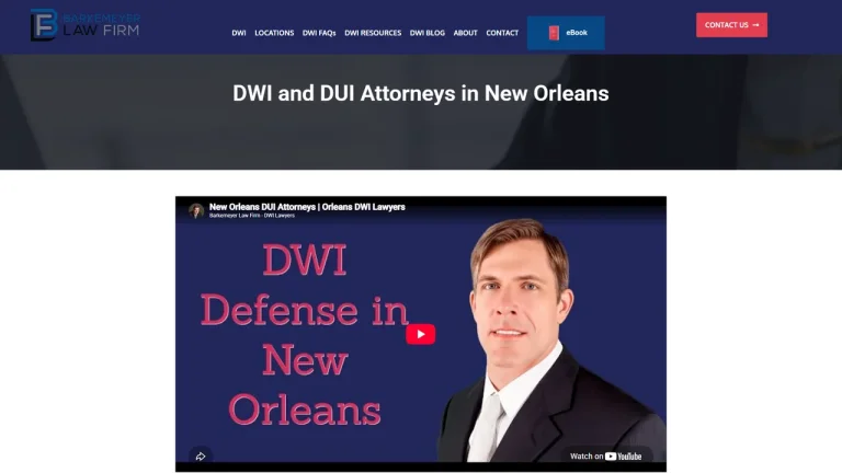 Barkemeyer Law Firm - DWI Lawyers - New Orleans, LA - Attorney in New Orleans