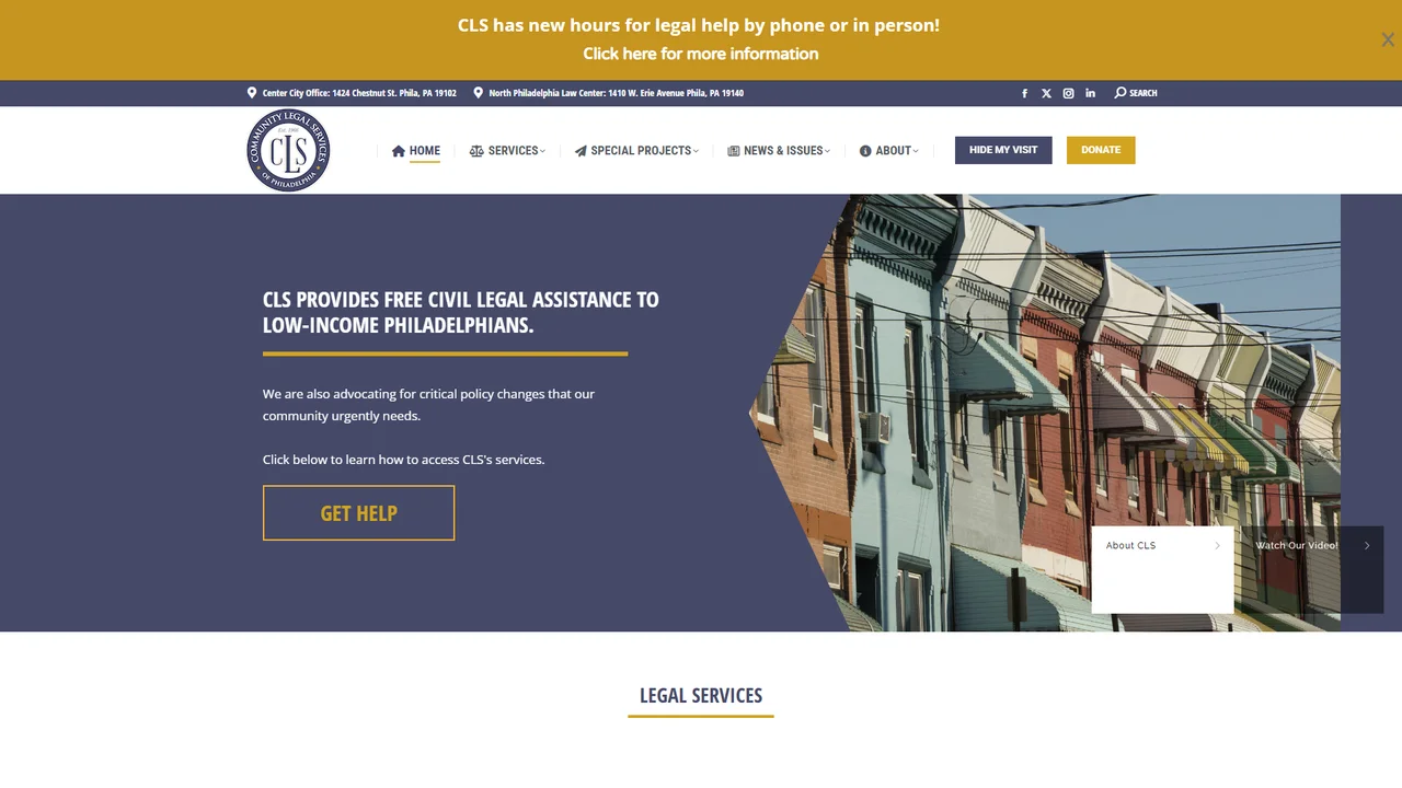 Community Legal Services of Philadelphia, PA office in Philadelphia, Pennsylvania