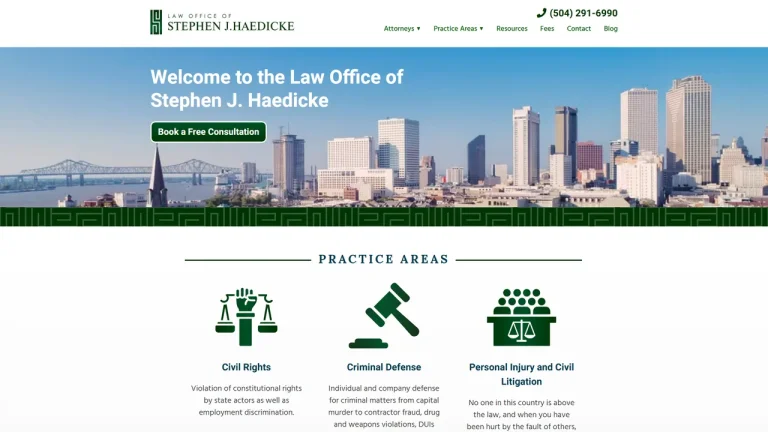 Law Office of Stephen J. Haedicke, LLC - New Orleans, LA - Attorney in New Orleans