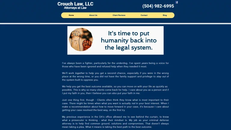 Crouch Law, LLC - New Orleans, LA - Attorney in New Orleans
