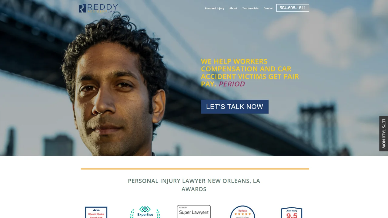 Reddy Accident Law - New Orleans, LA office in New Orleans, Louisiana