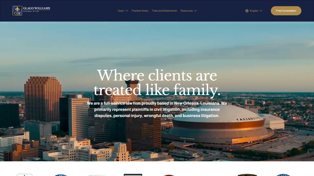 Glago Williams LLC - New Orleans, LA office in New Orleans, Louisiana