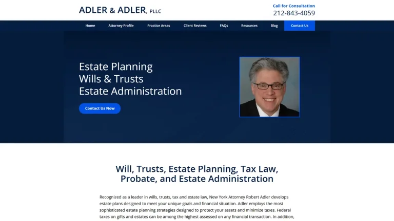 Adler & Adler, PLLC - NYC, New York - Attorney in New York City