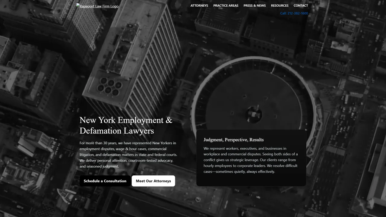 Rapaport Law Firm - NYC, New York office in New York City, New York