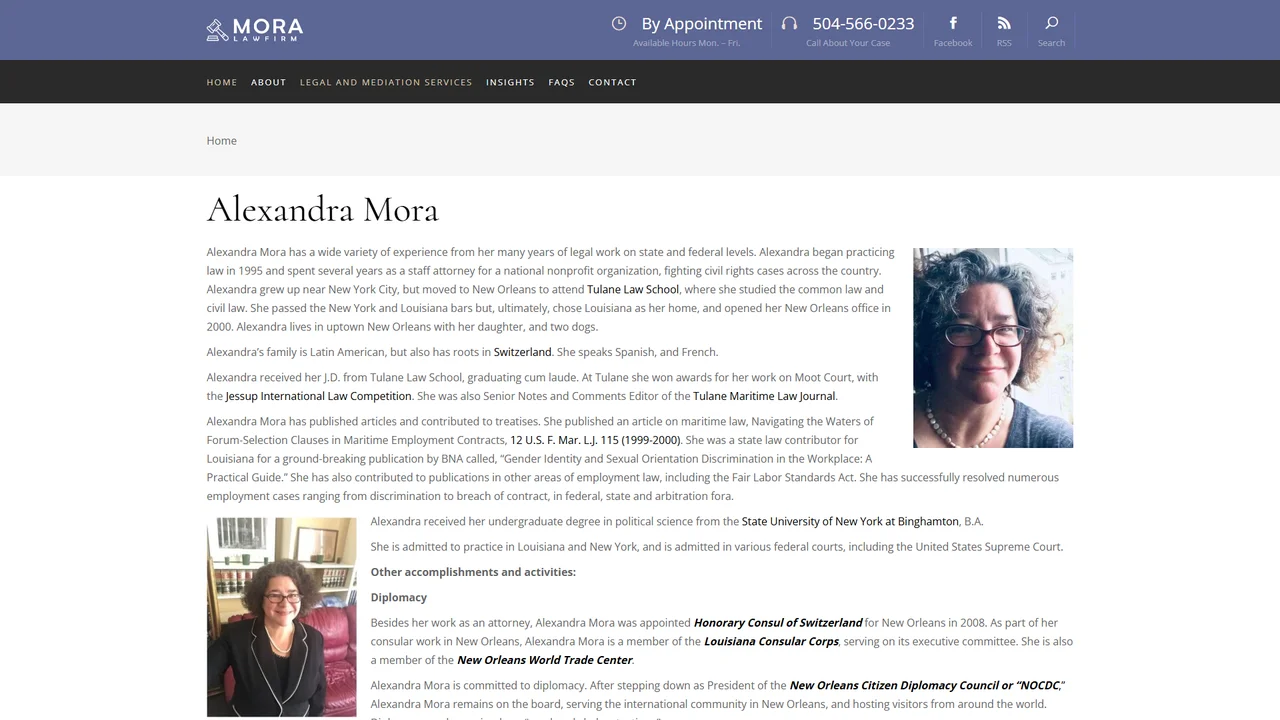 Mora Law Office - New Orleans, LA office in New Orleans, Louisiana