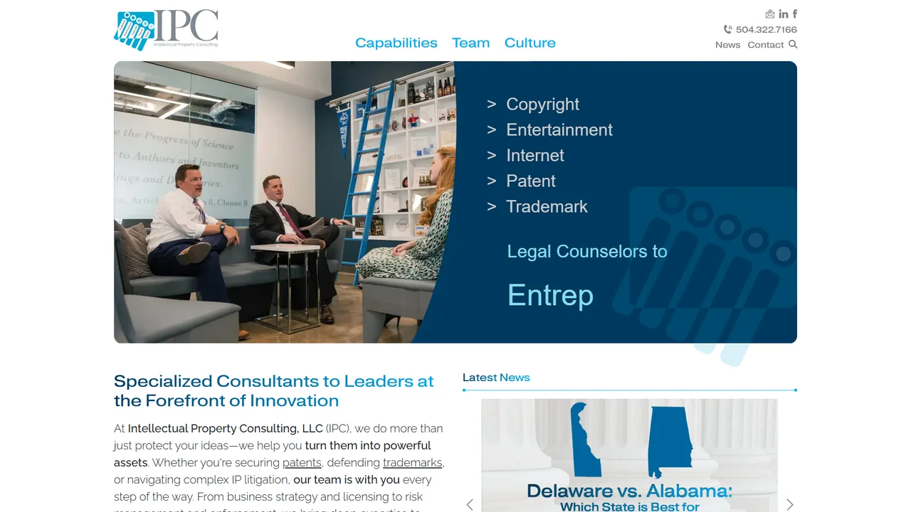 IPC | Intellectual Property Consulting, LLC - New Orleans, LA office in New Orleans, Louisiana