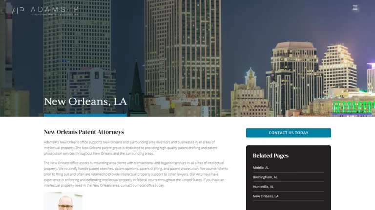 AdamsIP, LLC - New Orleans, LA - Attorney in New Orleans