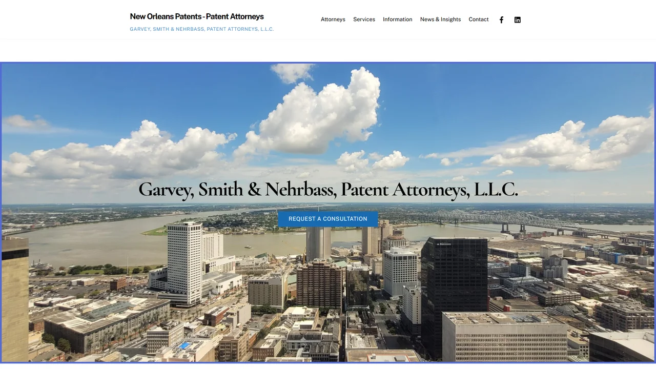 Garvey, Smith & Nehrbass, Patent Attorneys, L.L.C. - New Orleans, LA office in New Orleans, Louisiana
