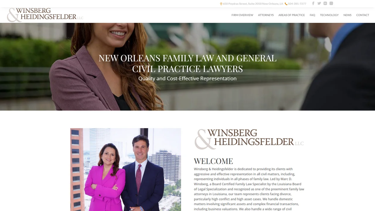Winsberg, Heidingsfelder & Gamble, LLC - New Orleans, LA office in New Orleans, Louisiana