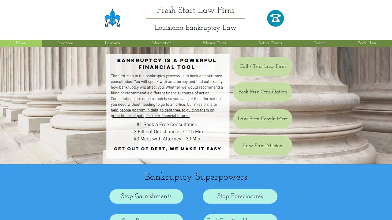 Fresh Start Law Firm - New Orleans, LA office in New Orleans, Louisiana