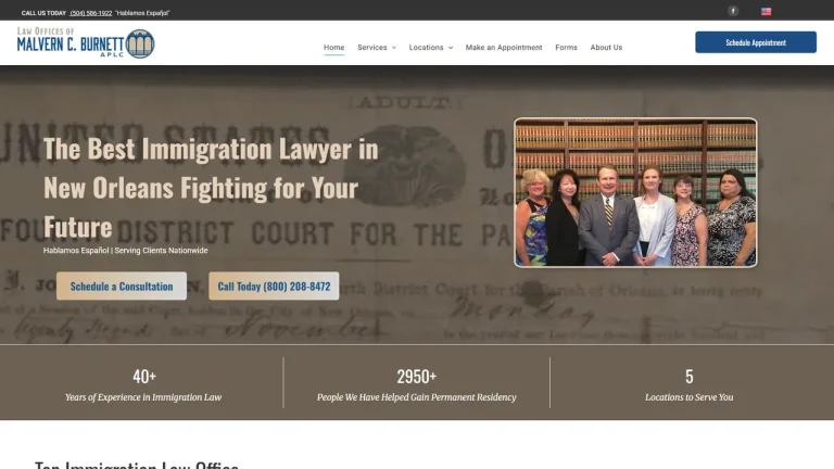 Law Offices of Malvern C. Burnett, APLC - New Orleans, LA - Attorney in New Orleans