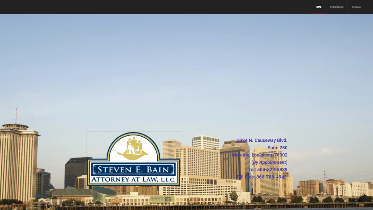 Steven E Bain Attorney at Law, L.L.C. - New Orleans, LA office in New Orleans, Louisiana