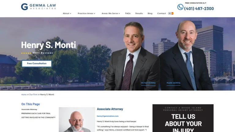 Henry S. Monti, Attorney at Law - Providence, RI - Attorney in Providence