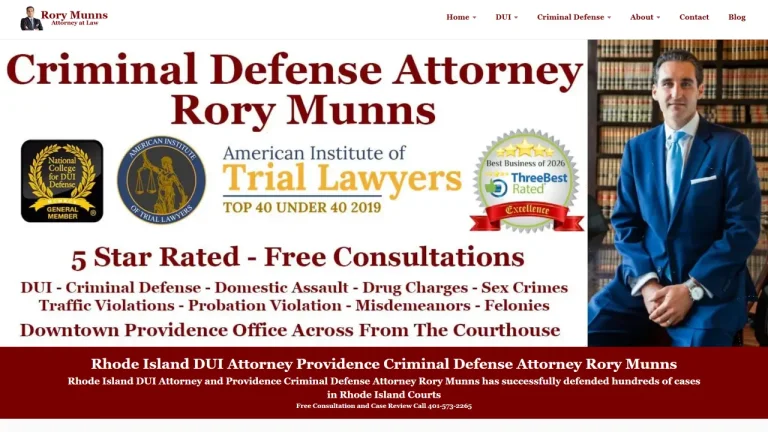 Criminal Defense Attorney Rory Munns - Providence, RI - Attorney in Providence