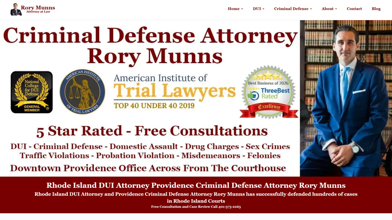 Criminal Defense Attorney Rory Munns - Providence, RI office in Providence, Rhode Island