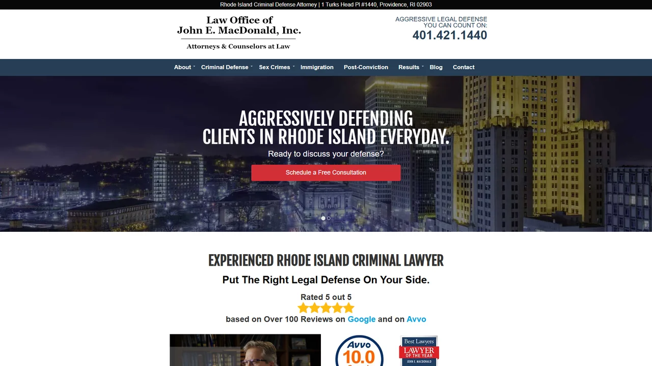 Law Office Of John E. MacDonald, Inc. - Providence, RI office in Providence, Rhode Island