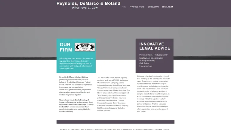 Reynolds Demarco & Boland Ltd - Providence, RI - Attorney in Providence