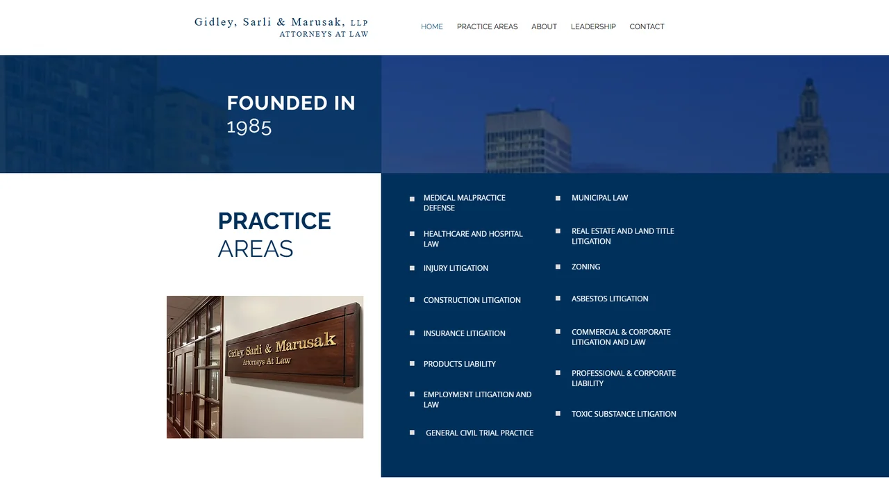 Gidley Sarli and Marusak LLP - Providence, RI office in Providence, Rhode Island