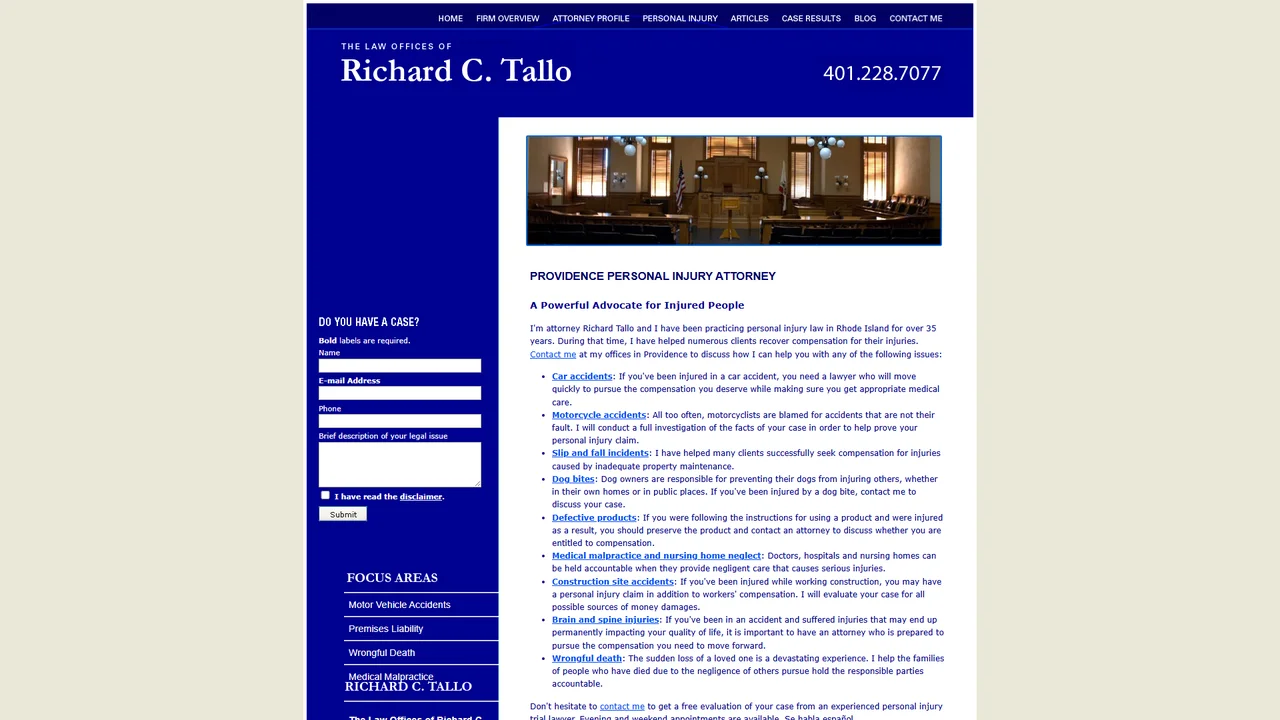 The Law Offices of Richard C. Tallo - Providence, RI office in Providence, Rhode Island