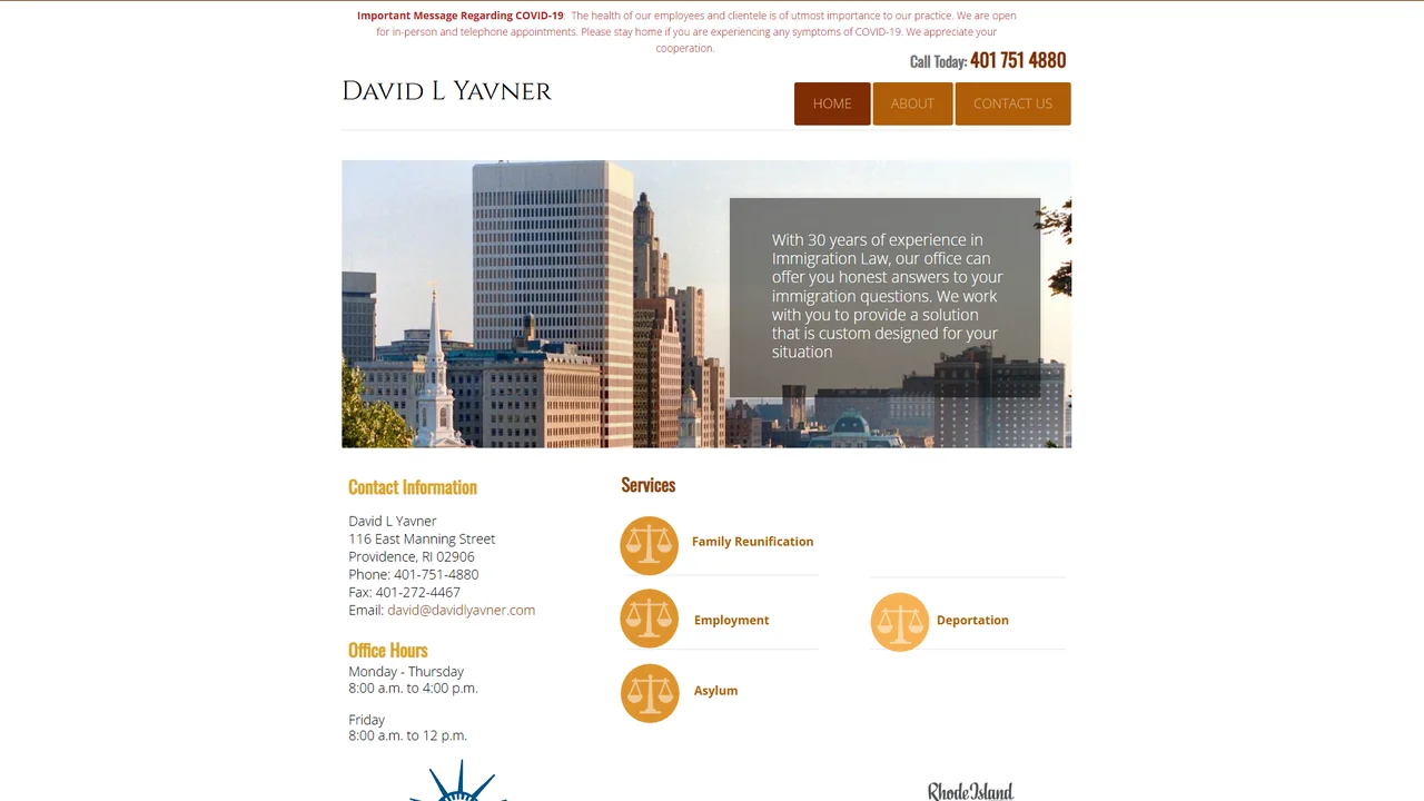 David L Yavner - Providence, RI office in Providence, Rhode Island