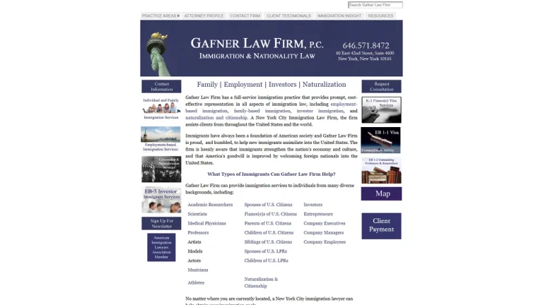 Gafner Law Firm - NYC, New York - Attorney in New York City