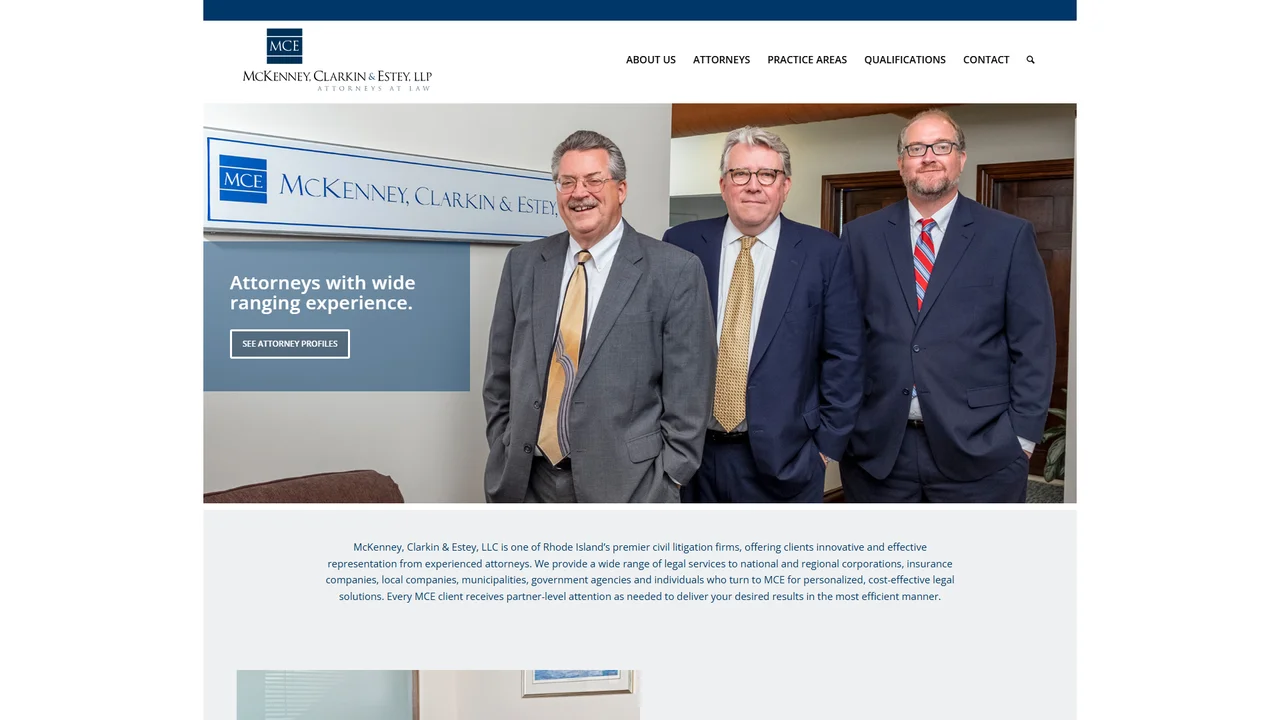 McKenney, Clarkin, & Estey, LLP - Providence, RI office in Providence, Rhode Island
