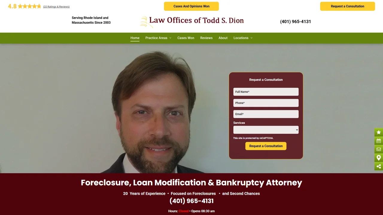 Attorney Todd S. Dion - Providence, RI office in Providence, Rhode Island