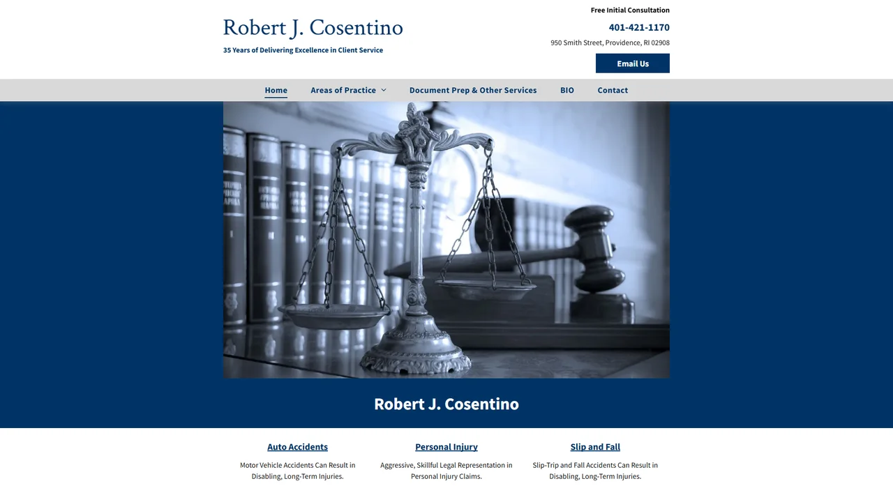 Law Offices of Robert J. Cosentino - Providence, RI office in Providence, Rhode Island