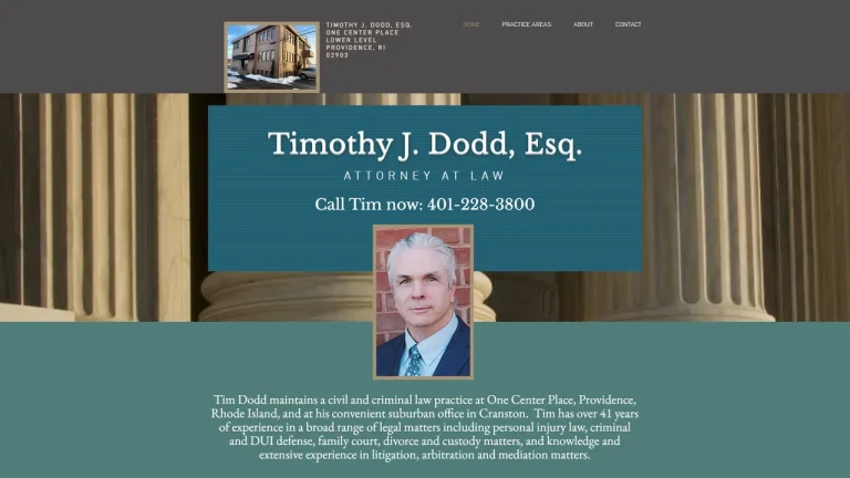Timothy J. Dodd, Attorney at Law - Providence, RI - Attorney in Providence