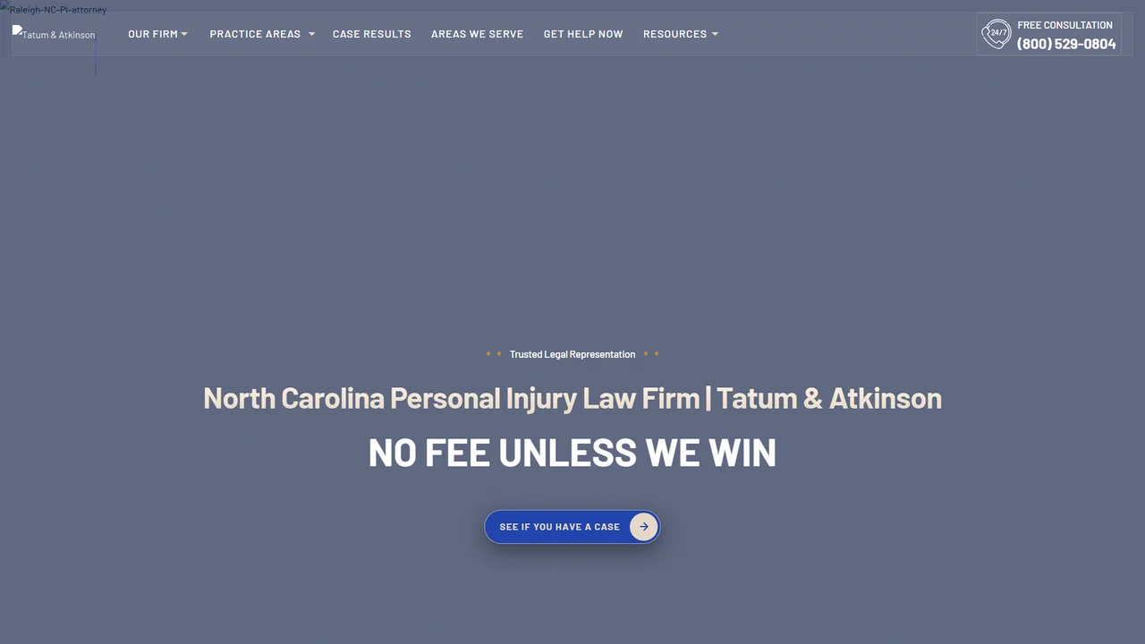 Tatum & Atkinson - Personal Injury & Accident Attorneys - Raleigh, NC office in Raleigh, North Carolina