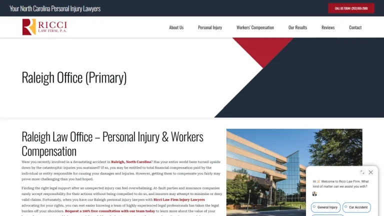 Ricci Law Firm Injury Lawyers - Raleigh, NC - Attorney in Raleigh