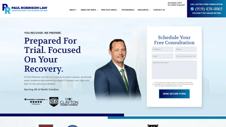 Paul Robinson Law, PLLC - Raleigh, NC - Attorney in Raleigh